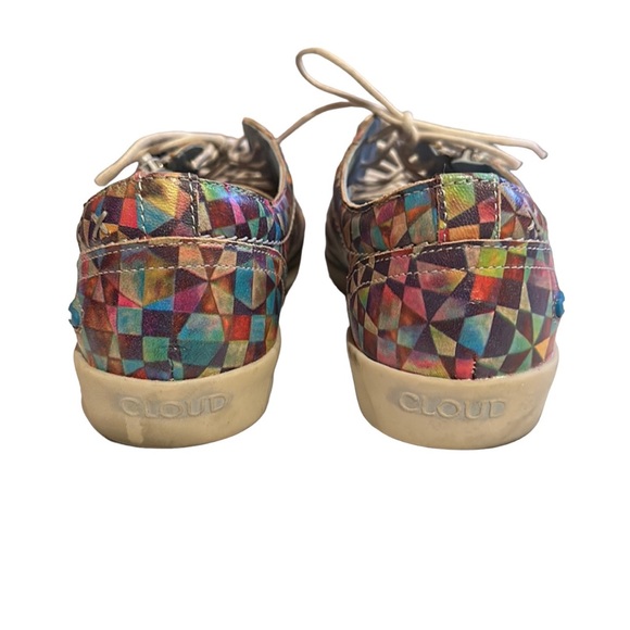 CLOUD FOOTWEAR geometric bright colored sneakers, 38 EU, VGC - Picture 4 of 10